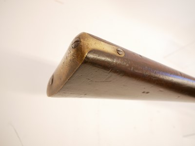 Lot 28 - Three band .577 Snider rifle by C. Ingram Glasgow