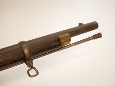 Lot 28 - Three band .577 Snider rifle by C. Ingram Glasgow