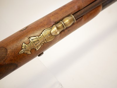 Lot 39 - Belgian 20 bore percussion double barrel shotgun