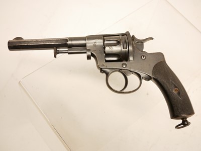 Lot 19 - 9mm Nagant 1887 or Gasser type revolver.