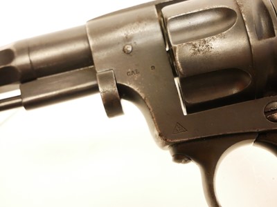 Lot 19 - 9mm Nagant 1887 or Gasser type revolver.