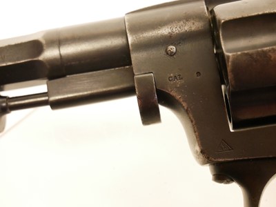 Lot 19 - 9mm Nagant 1887 or Gasser type revolver.