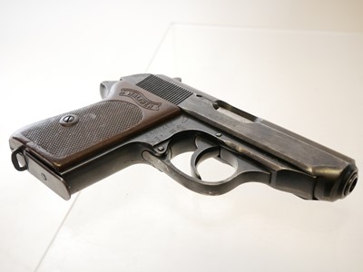 Lot 43 - Deactivated Walther PPK 7.65mm semi automatic pistol.