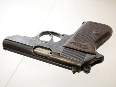 Lot 43 - Deactivated Walther PPK 7.65mm semi automatic pistol.
