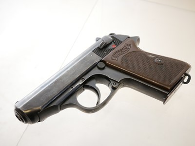 Lot 43 - Deactivated Walther PPK 7.65mm semi automatic pistol.