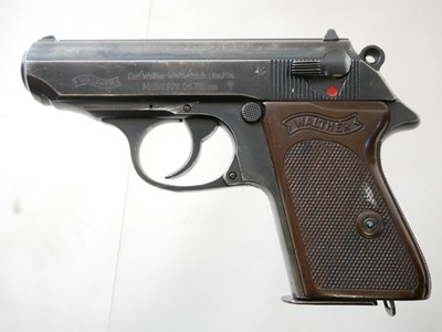 Lot 43 - Deactivated Walther PPK 7.65mm semi automatic pistol.