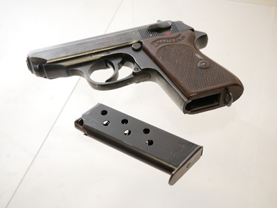 Lot 43 - Deactivated Walther PPK 7.65mm semi automatic pistol.