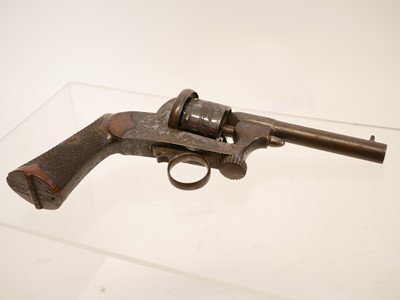 Lot 9 - Belgian pinfire revolver
