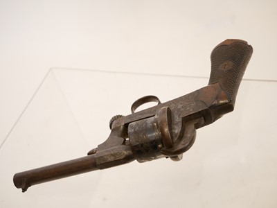 Lot 9 - Belgian pinfire revolver