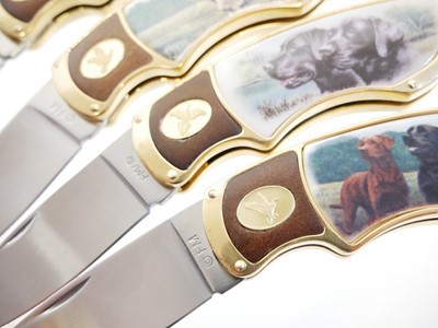 Lot 455 - Six Franklin Mint collector knives