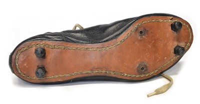 Lot 52 - Sir Stanley Matthew's football boot