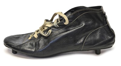 Lot 52 - Sir Stanley Matthew's football boot