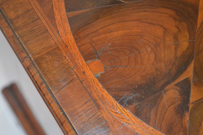 Lot 273 - Mid 18th Century Oyster Veneered Kneehole Desk