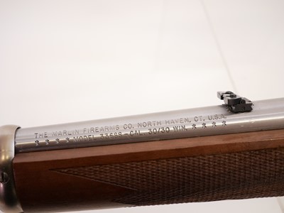 Lot 169 - Marlin .30-30 lever action rifle LICENCE REQUIRED