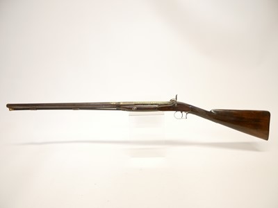 Lot 29 - Percussion single barrel 15 bore shotgun