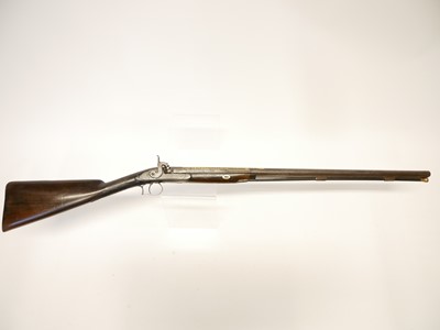 Lot 29 - Percussion single barrel 15 bore shotgun