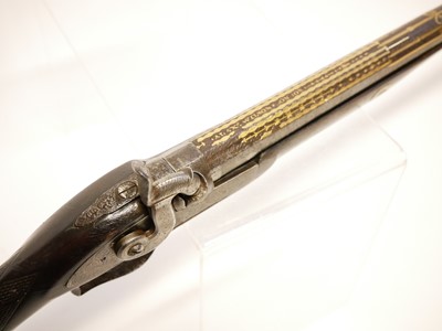Lot 29 - Percussion single barrel 15 bore shotgun