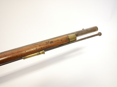 Lot 17 - Flintlock officers fusil with bayonet