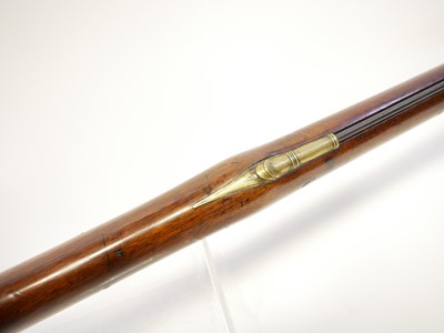 Lot 17 - Flintlock officers fusil with bayonet
