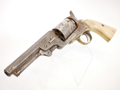 Lot 6 - Belgian percussion 35 calibre revolver by Dumoulin