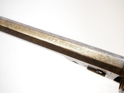 Lot 6 - Belgian percussion 35 calibre revolver by Dumoulin