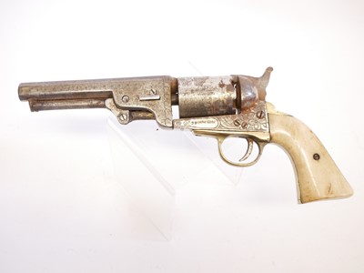 Lot 6 - Belgian percussion 35 calibre revolver by Dumoulin