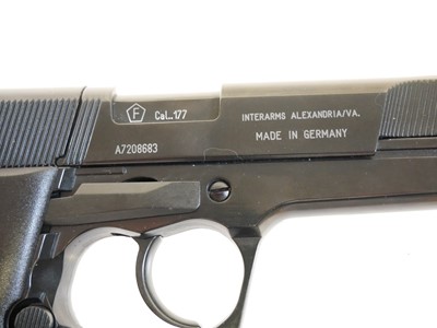 Lot 141 - Walther CP88 .177 competition air pistol