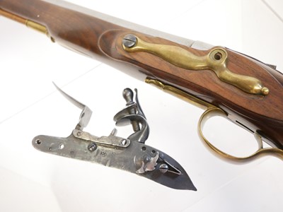 Lot 537 - Part built reproduction flintlock heavy dragoon pistol