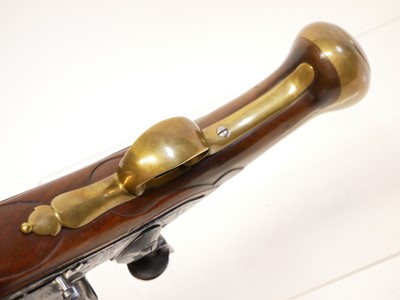 Lot 537 - Part built reproduction flintlock heavy dragoon pistol