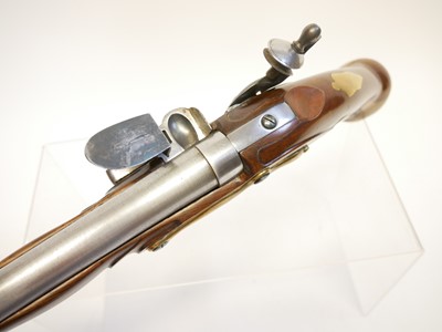 Lot 537 - Part built reproduction flintlock heavy dragoon pistol