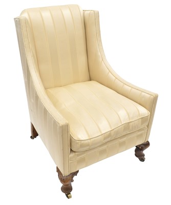 Lot 342 - Wingback armchair