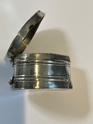 Lot 1 - A late 17th century silver nutmeg grater