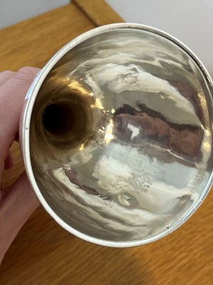 Lot 21 - A George III silver wine funnel
