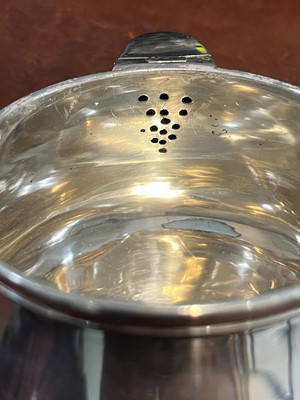 Lot 73 - An early 19th century Indian Colonial silver brandy warmer