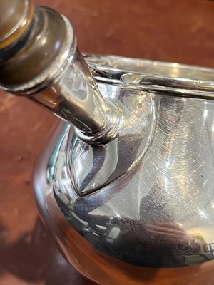 Lot 73 - An early 19th century Indian Colonial silver brandy warmer
