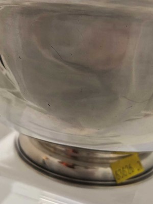 Lot 30 - A Queen Anne Britannia silver shaving bowl