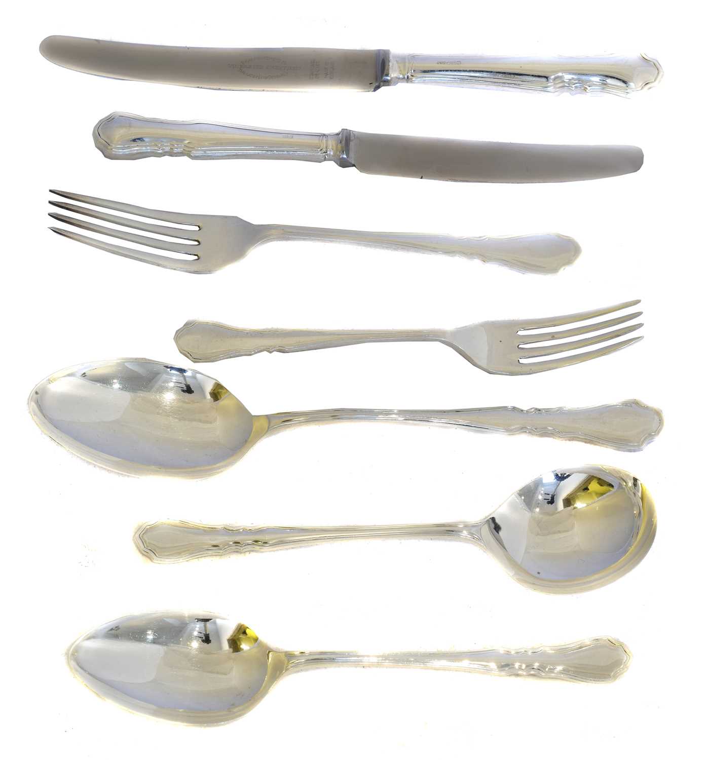 Lot 139 - An Elizabeth II silver 50 piece canteen