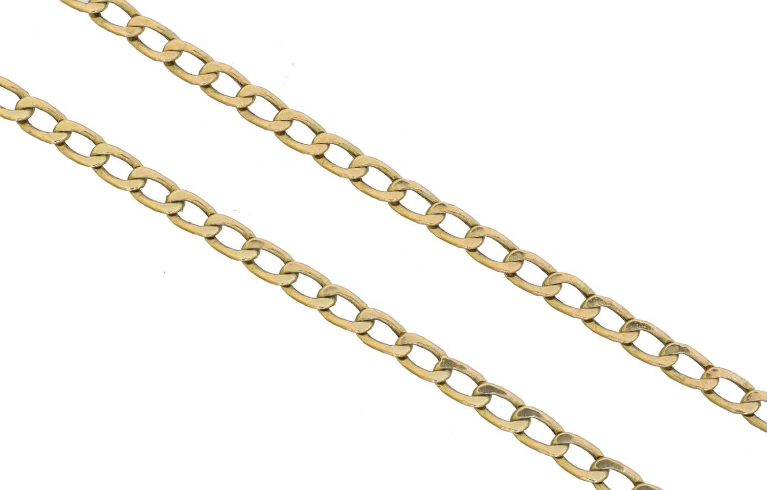 Lot 48 - A 9ct gold chain necklace