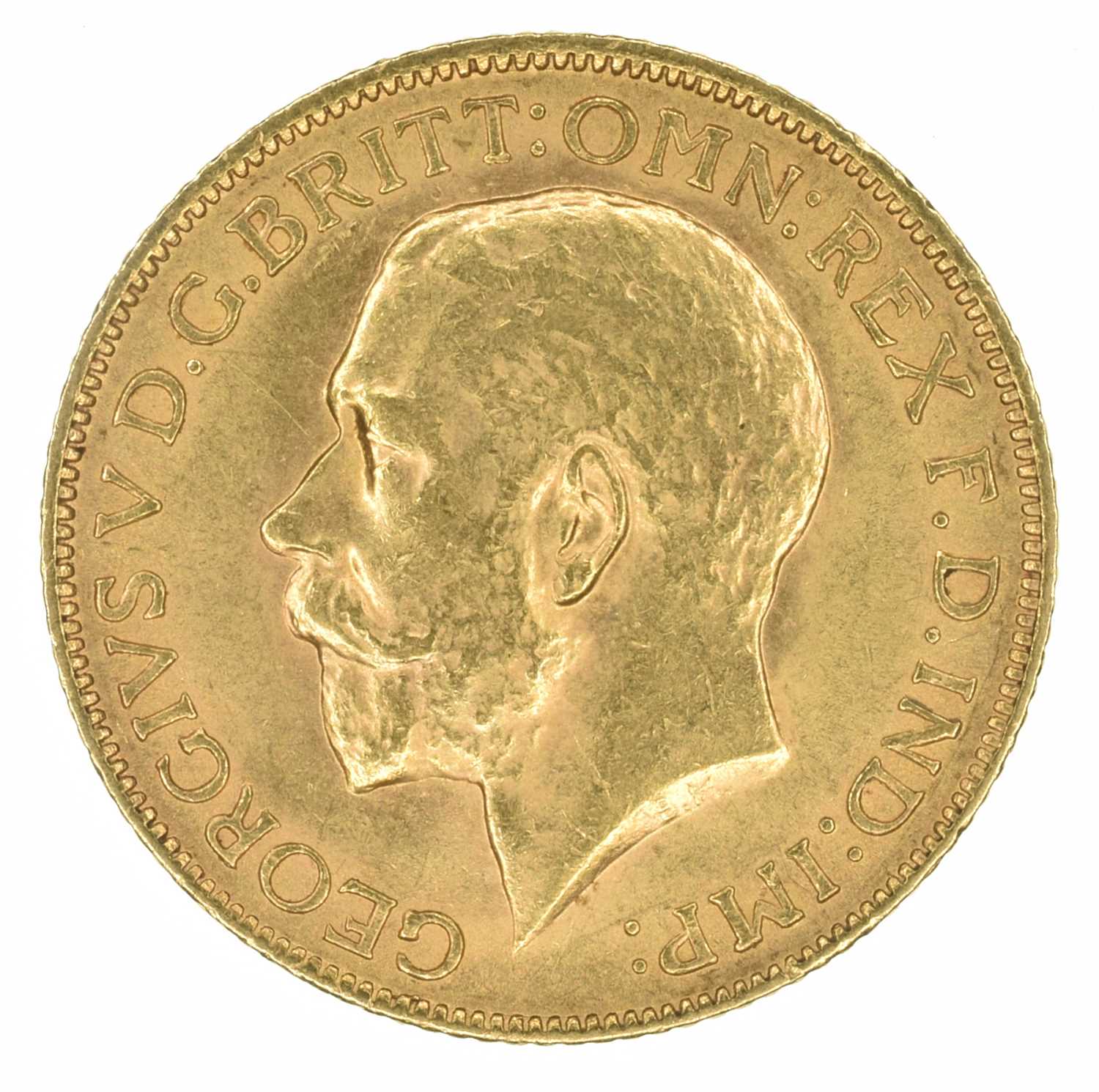 Lot 41 - King George V, Sovereign, 1913.