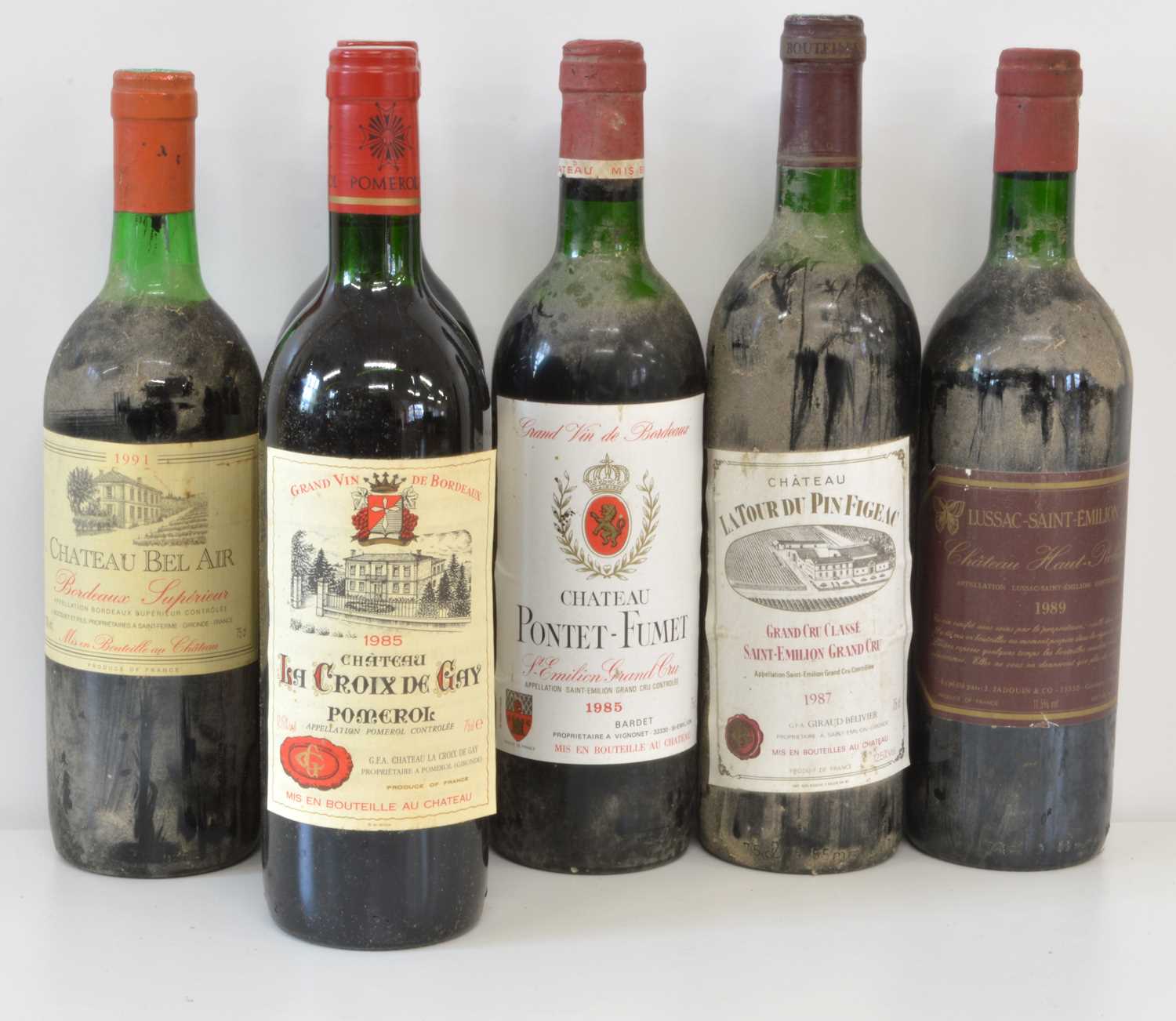 Lot 18 - Mixed Lot Mature Claret