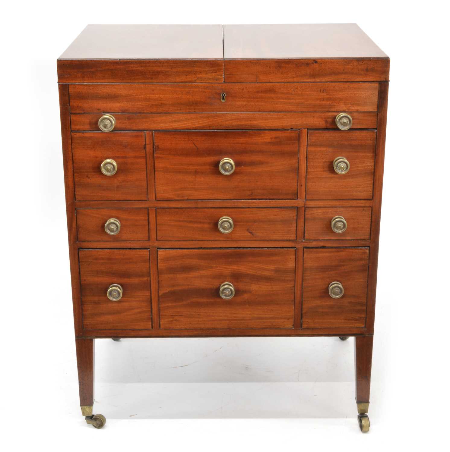 325 - George III mahogany gentleman's washstand