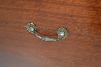 Lot 325 - George III mahogany gentleman's washstand