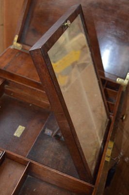Lot 325 - George III mahogany gentleman's washstand