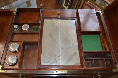 Lot 325 - George III mahogany gentleman's washstand