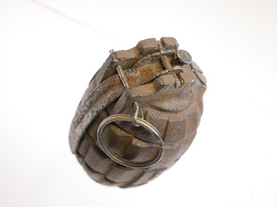Lot 252 - Inert WWI No.5 Mk1 Mills bomb / hand grenade,...