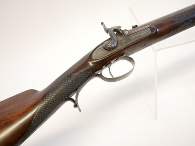 Lot 69 - Cased 44 bore (.451) percussion park rifle by...