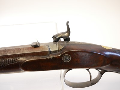 Lot 69 - Cased 44 bore (.451) percussion park rifle by...