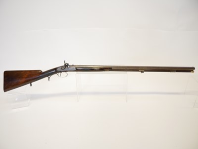 Lot 69 - Cased 44 bore (.451) percussion park rifle by...