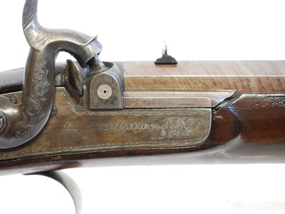 Lot 69 - Cased 44 bore (.451) percussion park rifle by...
