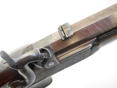 Lot 69 - Cased 44 bore (.451) percussion park rifle by...